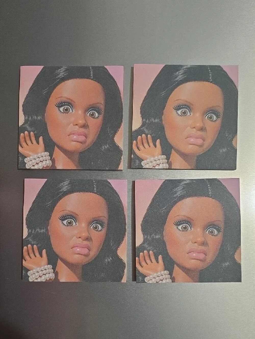 MAKE A DIFFERENCE Rose Gold Stylist Pen with 4 Postit Notes